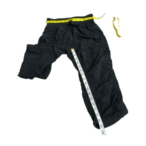 ZELLA Women's Size 0 Black Eclipse MOVE IT Ruched Capri Pants - Picture 7 of 12